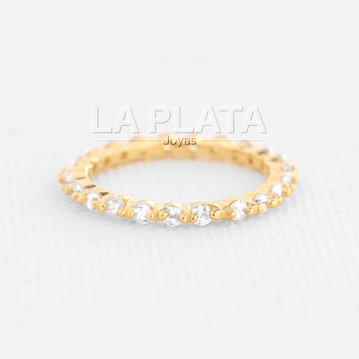ANILLO ETERNO CIRCONADO 