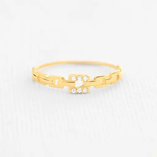 ANILLO ETERNO CON CUADRADOS