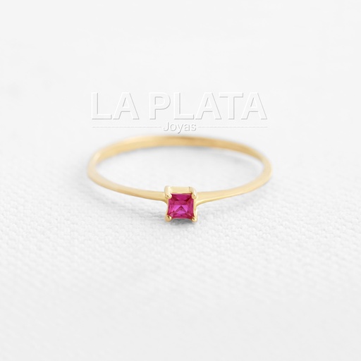 ANILLO CUADRADO LISO 