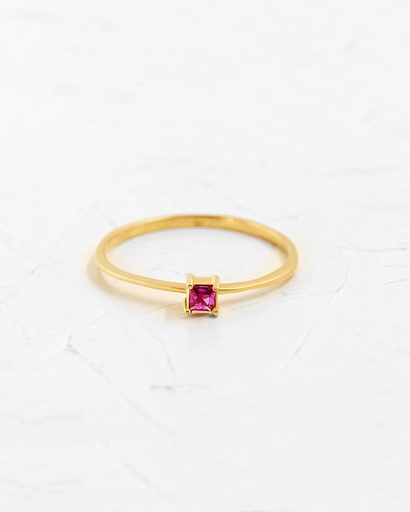 ANILLO CUADRADO LISO