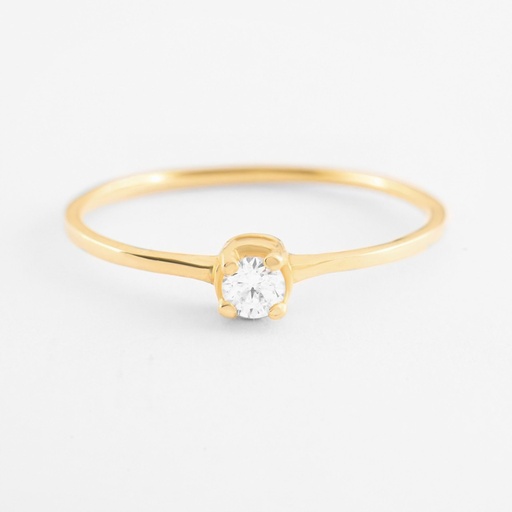 [AN203] ANILLO CUADRADO LISO DELGADO 