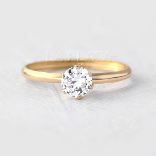 ANILLO CON CIRCON SIX