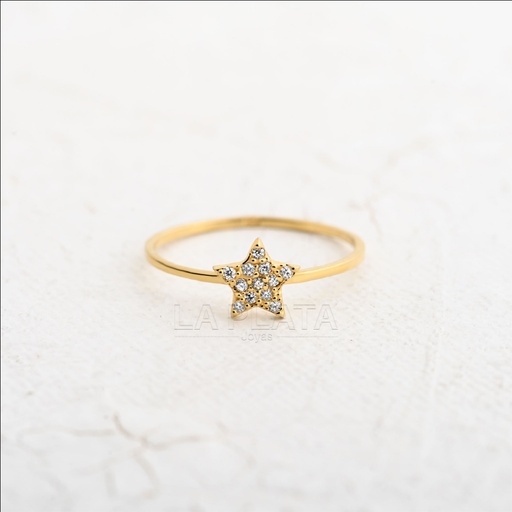 ANILLO ESTRELLA CIRCONADAS