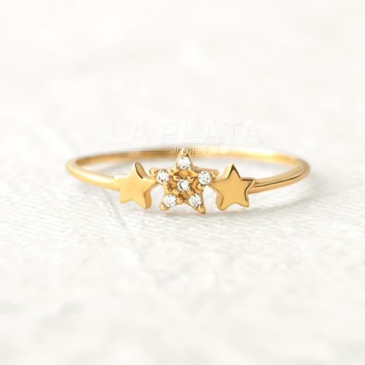 ANILLO TRILOGIA DE ESTRELLAS 