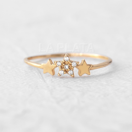 ANILLO TRILOGIA DE ESTRELLAS 