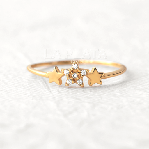 ANILLO TRILOGIA DE ESTRELLAS 