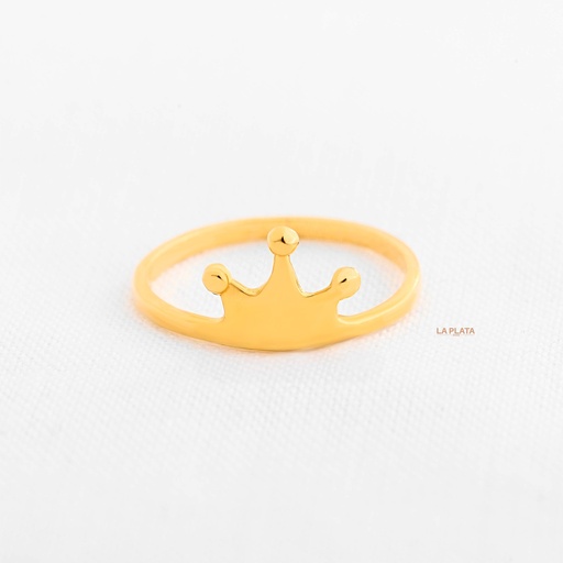 [AN289] ANILLO 15  CORONA LISA 