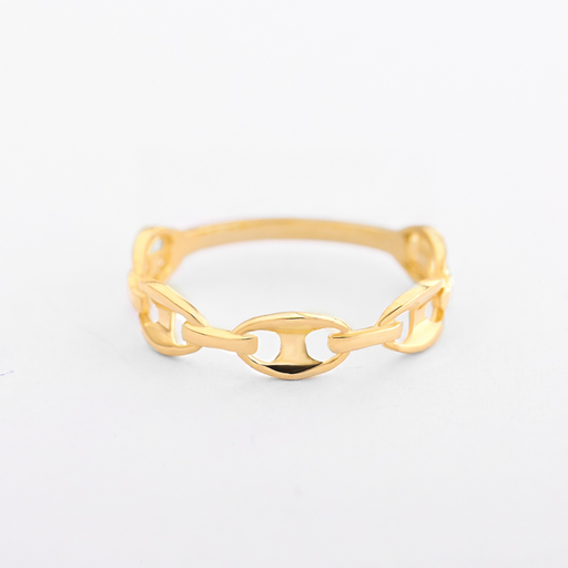 [AN316] ANILLO ESLABÓN PLANO