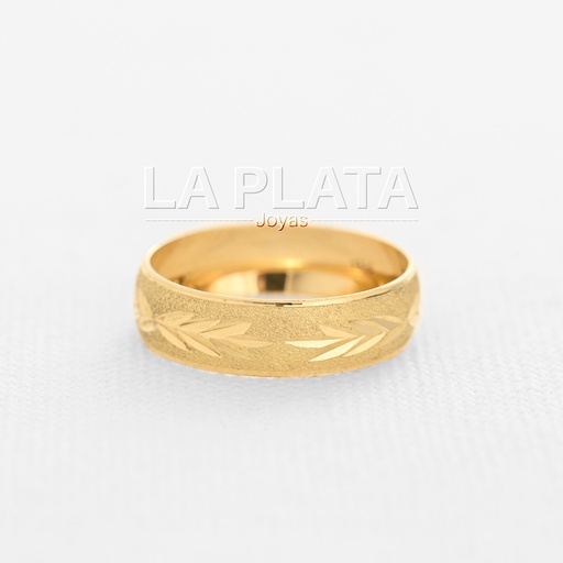 ARGOLLA DE MATRIMONIO CON ESPIGAS