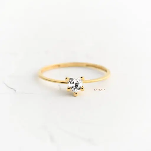 ANILLO HALO DE CORAZÓN