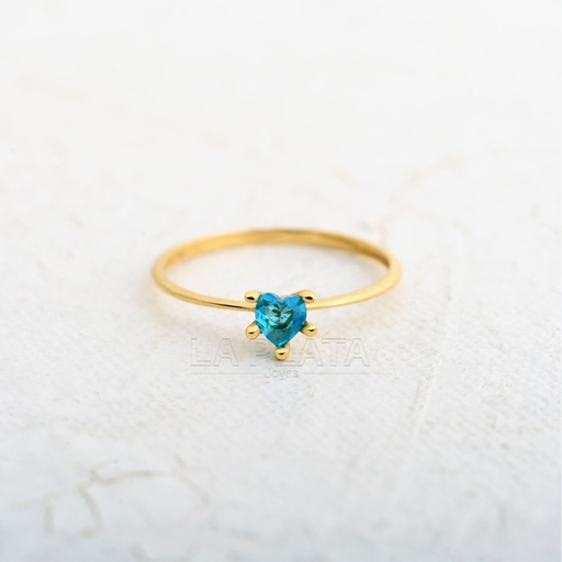 ANILLO HALO DE CORAZON 