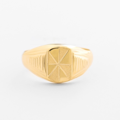 ANILLO HOMBRE ESTRELLA MATEADO