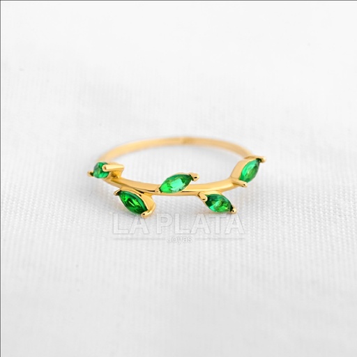 ANILLO HOJAS DE AMOR 