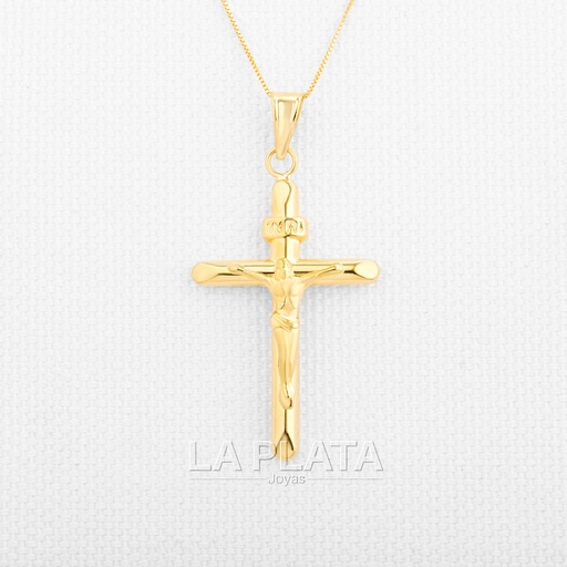 [DN700] DIJE CRUZ CON CRISTO RELIEVE