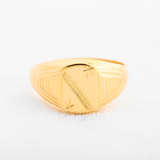 ANILLO HOMBRE DOS ESTRELLAS
