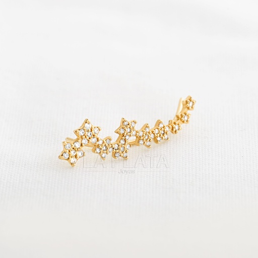 [PIR56] EAR CUFF ESTRELLAS CIRCONADA