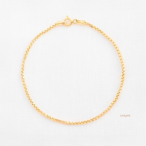 [PI46] PULSERA ITALIANA TEJIDO VENECIANA