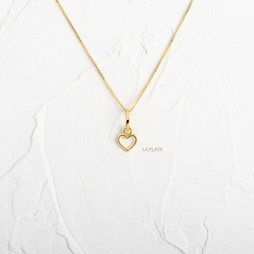 [DN993] DIJE SILUETA DE CORAZON