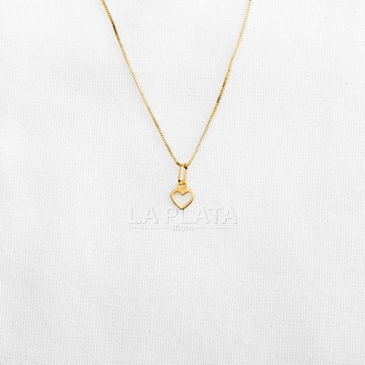 [DN993] DIJE SILUETA DE CORAZON