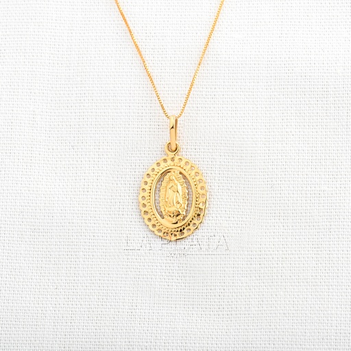 [DN1043] DIJE VIRGEN DE GUADALUPE FIGURA EN EL BORDE