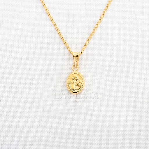 [DN651] DIJE VIRGEN DEL CARMEN RANURADO