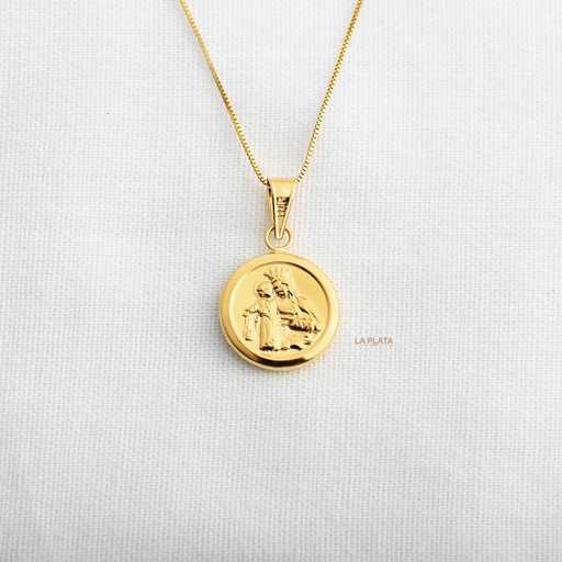 [DN1000] DIJE VIRGEN DEL CARMEN PLANA