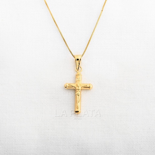 DIJE CRUZ TUBO