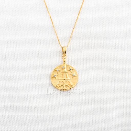 [DN1059] DIJE TORRE EIFFEL CON ESTRELLAS