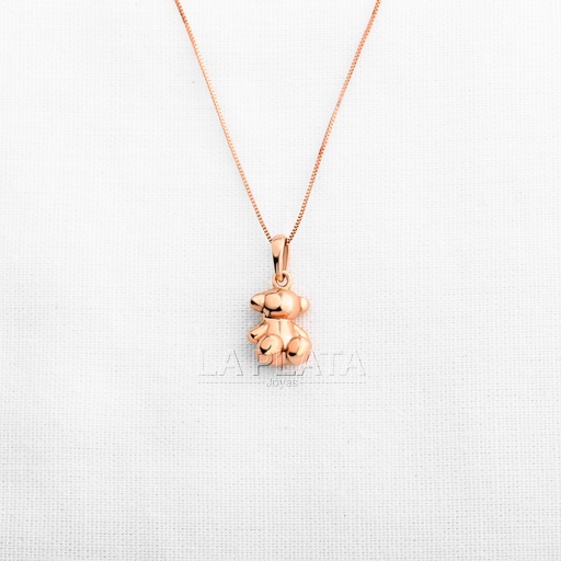 [DN1052] DIJE OSITO PEQUEÑO ORO ROSA