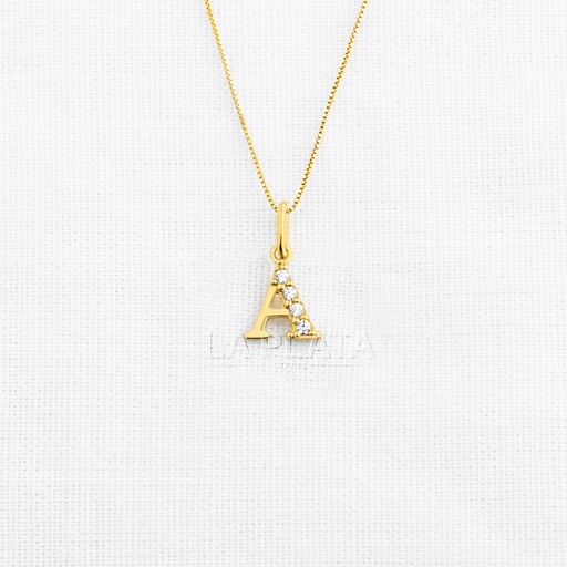 DIJE LETRAS CIRCONADAS