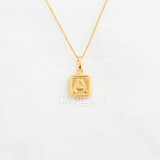 DIJE LETRAS CUADRADAS