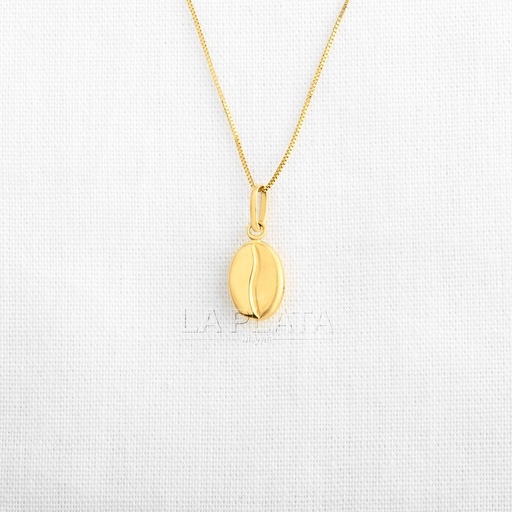 [DN1100] DIJE GRANO DE CAFE LISO