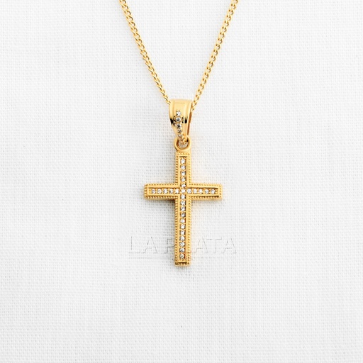 [DN1101] DIJE CRUZ GRIEGA CIRCONADA