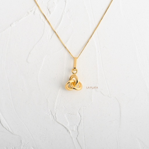 DIJE NUDOS ORO AMARILLO