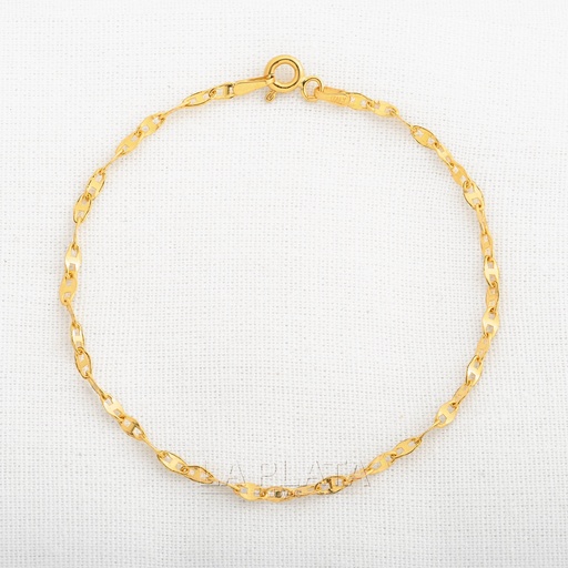 PULSERA ITALIANA ESLABON PLANO