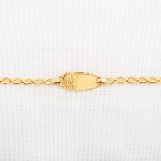 [PN124] PULSERA NACIONAL GUADALUPANA PLACA