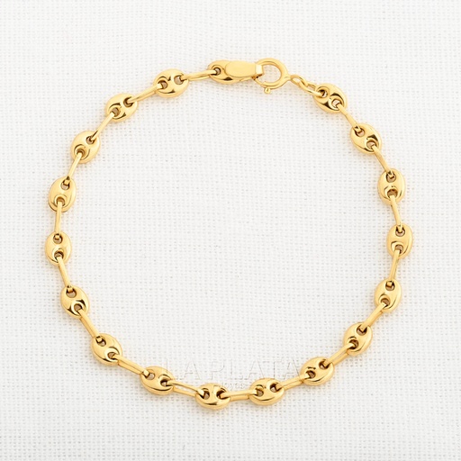 PULSERA ESLABON MINI ORO AMARILLO