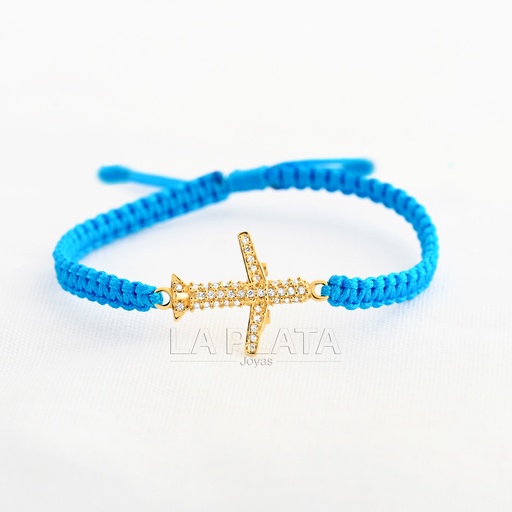 [PH802] PULSERA AVION GRANDE CIRCONADO