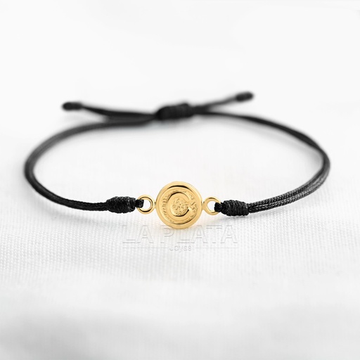 PULSERA REDONDAS PLANA LETRAS