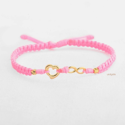 PULSERA DIAMANTADA TU Y YO
