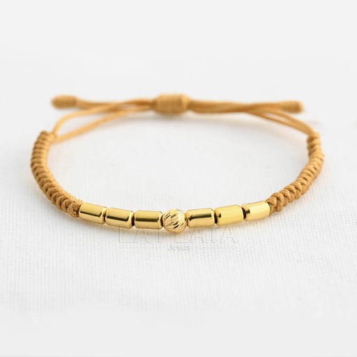 [PH953] PULSERA CILINDRO CON ESFERA