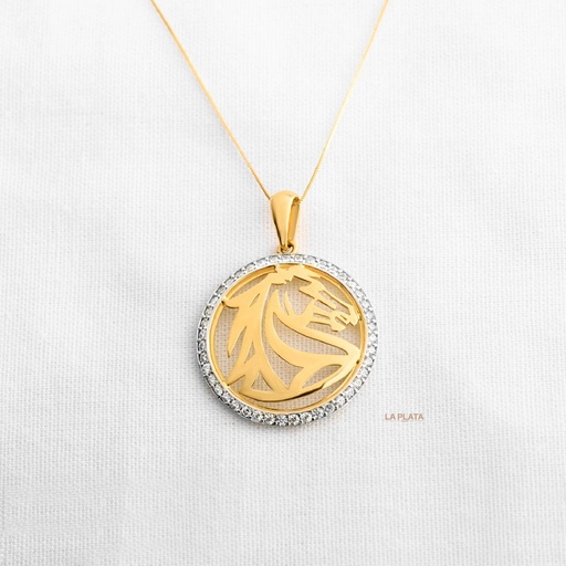 [DN1170] DIJE CABALLO CON CIRCONES