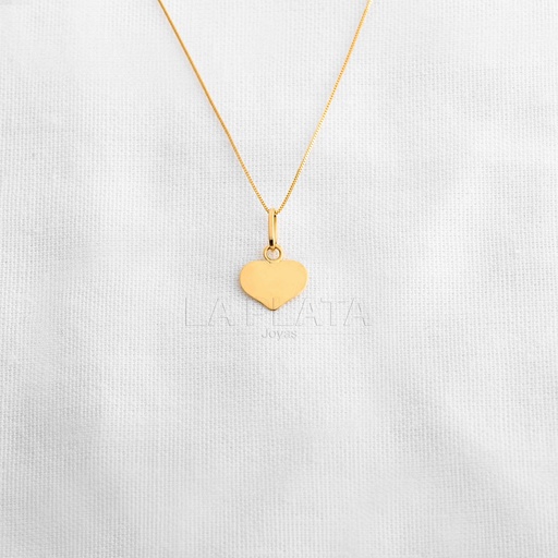 DIJE CORAZON PLANO