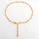 PULSERA DENARIO TRES OROS