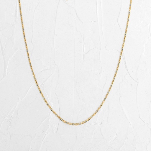 CADENA PLANA TRES OROS 50CM