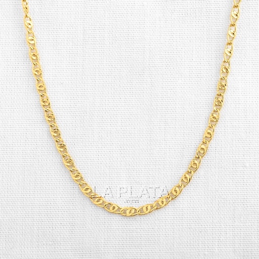 CADENA ITALIANA TEJIDO OJO DE PERDIZ 60CM