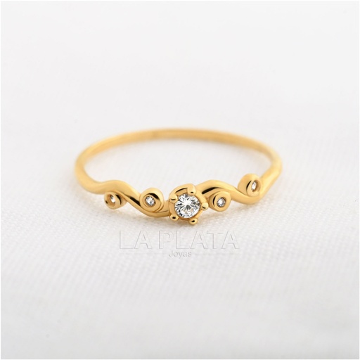 ANILLO CIRCON VELO DE NUBES