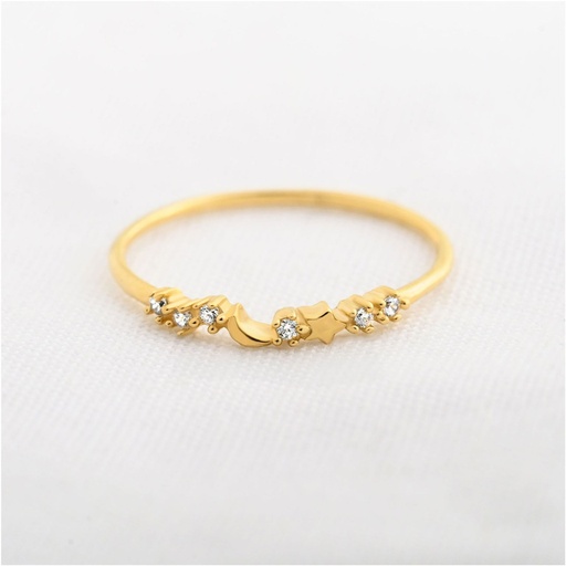 ANILLO CIRCÓN ESTRELLA LUNAR