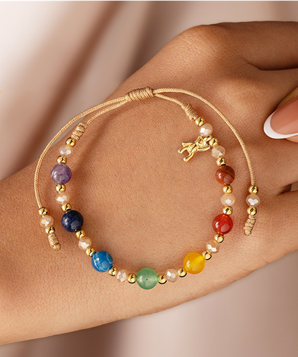 [TEND05] PULSERA 7 CHAKRAS OSO