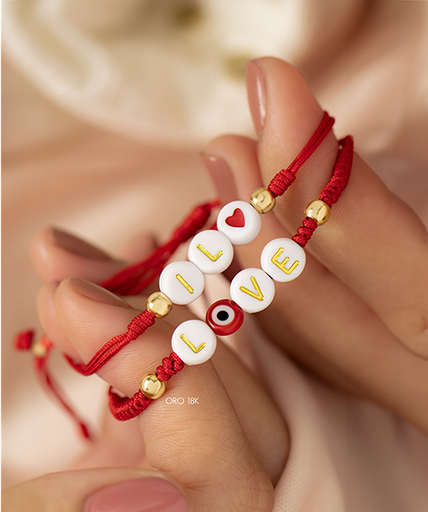 [TEND11] PULSERA I LOVE U X2